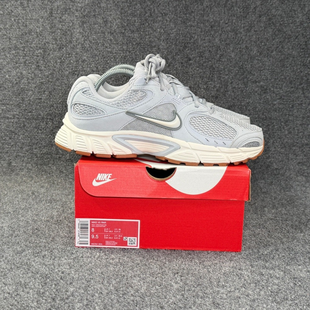 Nike V5 RNR Athletic Shoes Men's 8 Wolf Grey Retro Running Training Sneakers